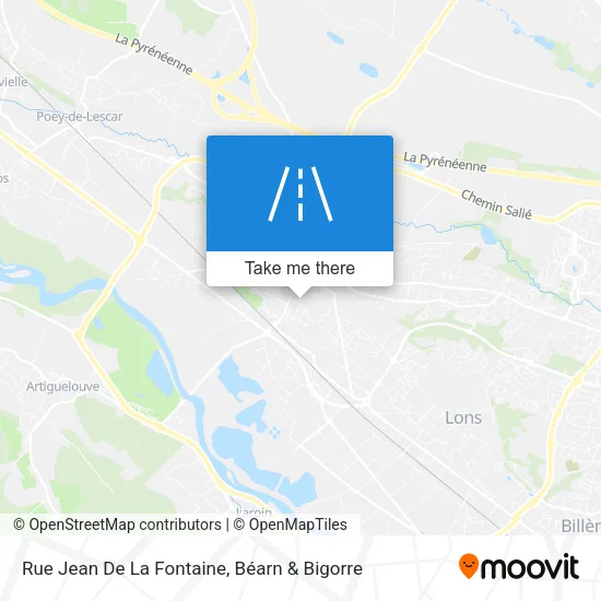 Rue Jean De La Fontaine map