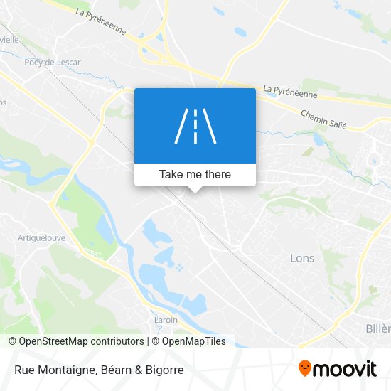Rue Montaigne map