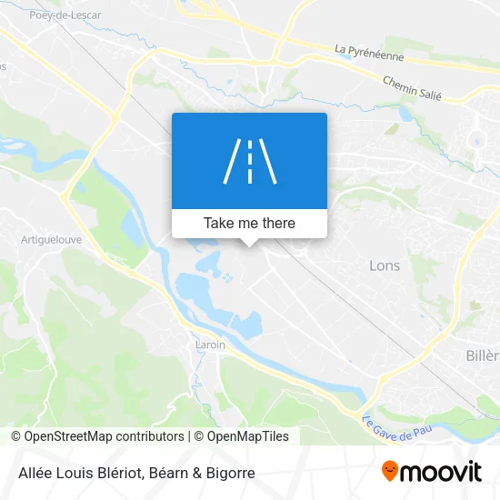 Allée Louis Blériot map