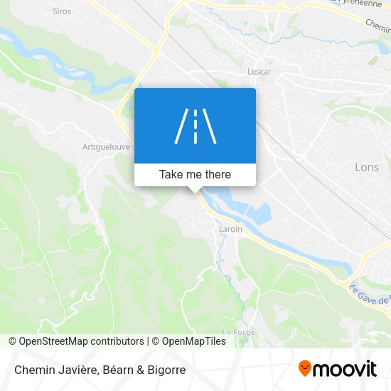 Chemin Javière map