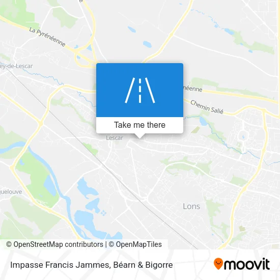 Impasse Francis Jammes map