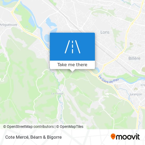 Cote Mercé map