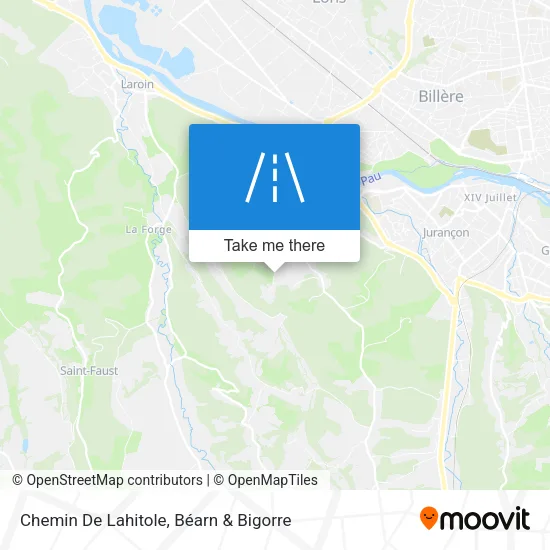 Chemin De Lahitole map