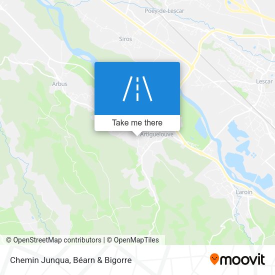 Chemin Junqua map