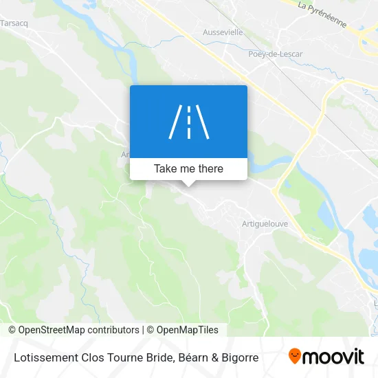 Lotissement Clos Tourne Bride map
