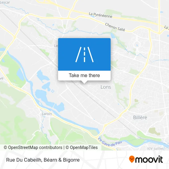 Rue Du Cabeilh map
