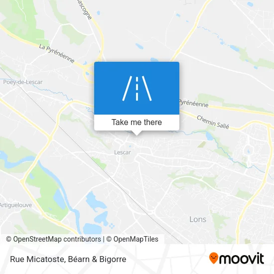 Rue Micatoste map