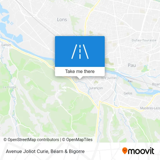 Avenue Joliot Curie map