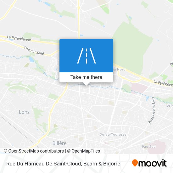 Rue Du Hameau De Saint-Cloud map