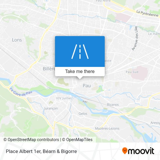Place Albert 1er map