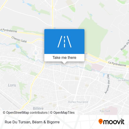 Rue Du Tursan map