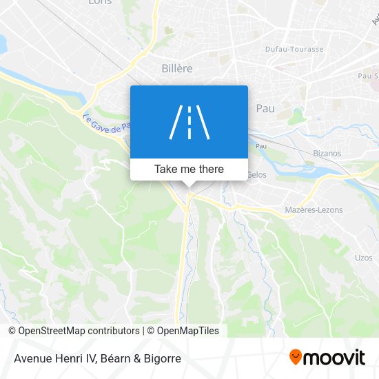 Avenue Henri IV map