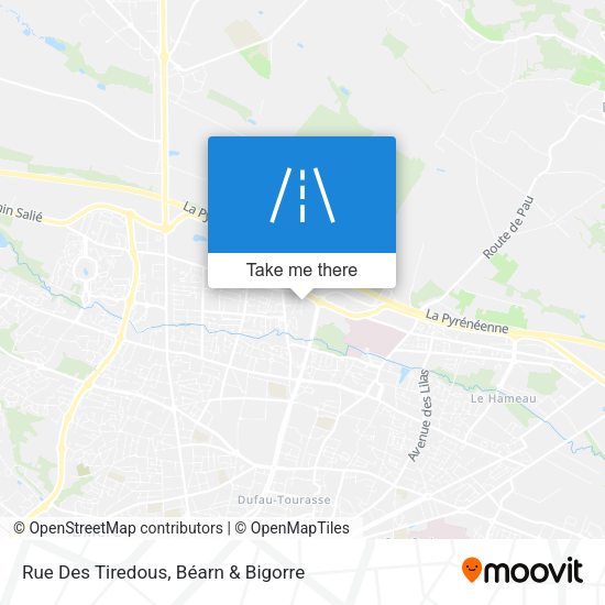 Rue Des Tiredous map