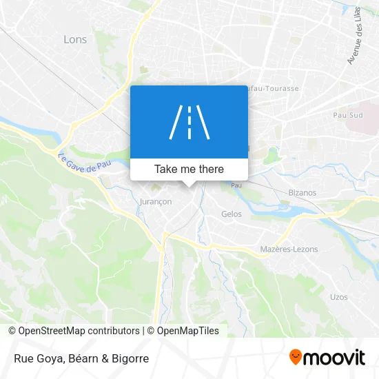 Rue Goya map