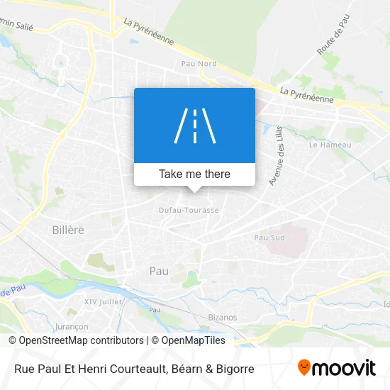 Rue Paul Et Henri Courteault map