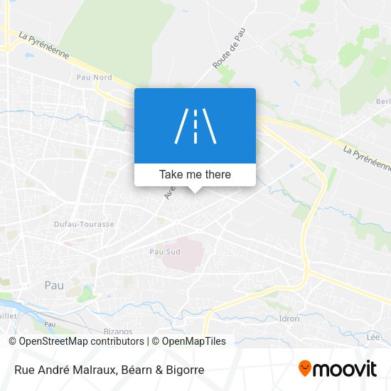 Rue André Malraux map