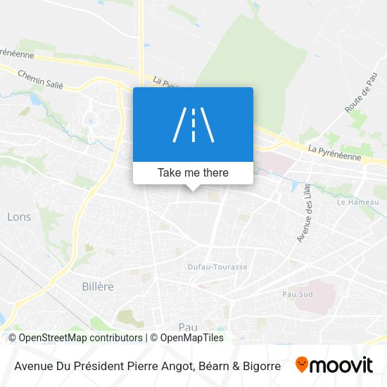 Avenue Du Président Pierre Angot map