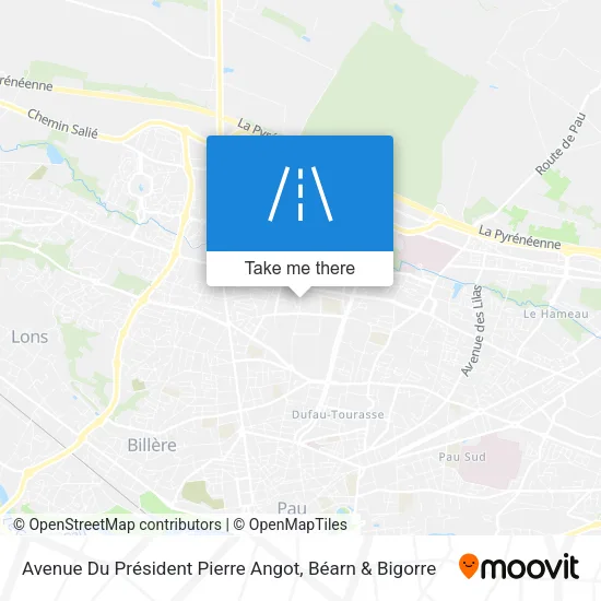 Avenue Du Président Pierre Angot map