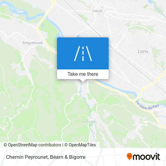Chemin Peyrounet map