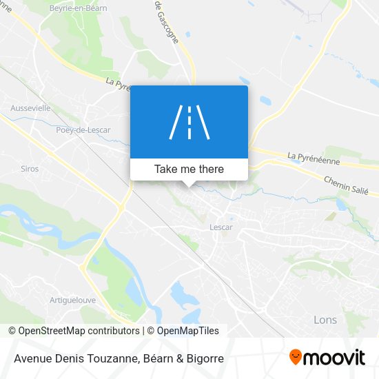 Avenue Denis Touzanne map