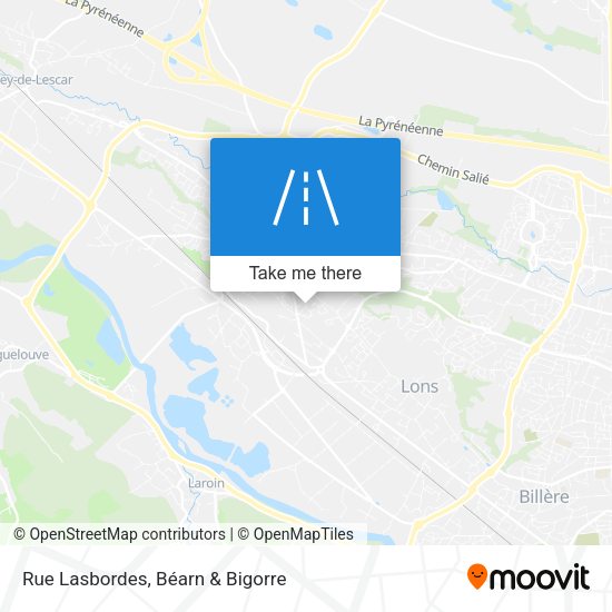 Rue Lasbordes map
