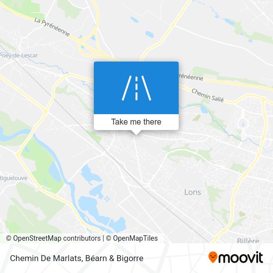 Chemin De Marlats map