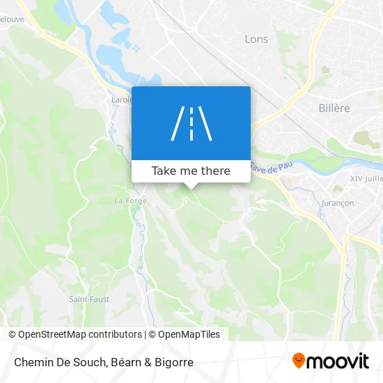 Chemin De Souch map