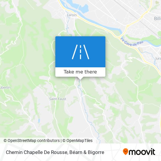 Chemin Chapelle De Rousse map