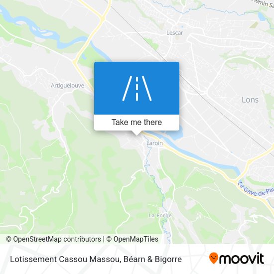 Lotissement Cassou Massou map