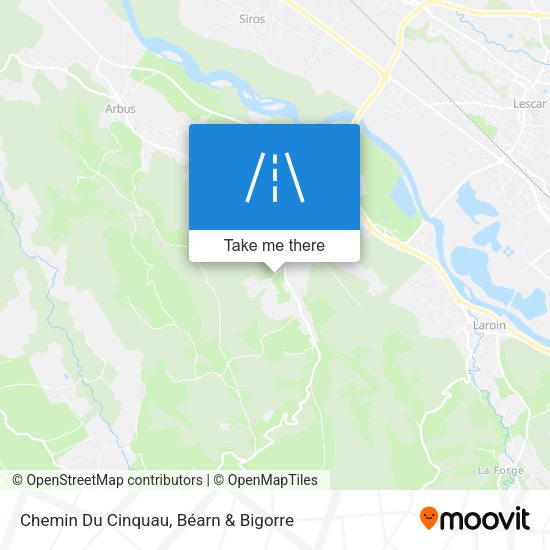 Chemin Du Cinquau map