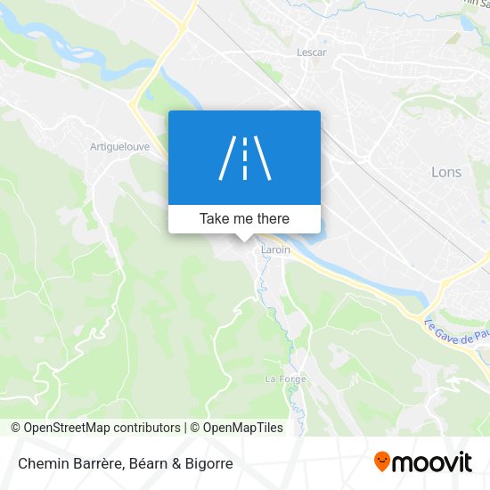 Chemin Barrère map