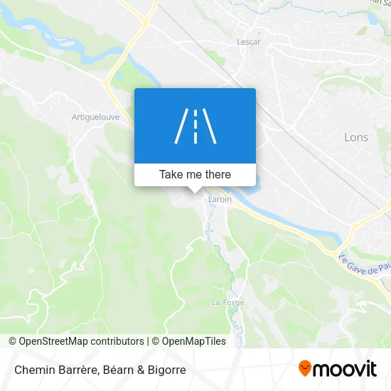 Chemin Barrère map