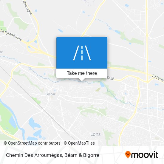 Chemin Des Arroumégas map