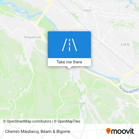 Chemin Maubecq map