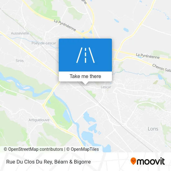 Rue Du Clos Du Rey map