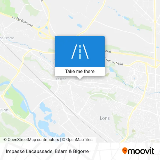 Impasse Lacaussade map