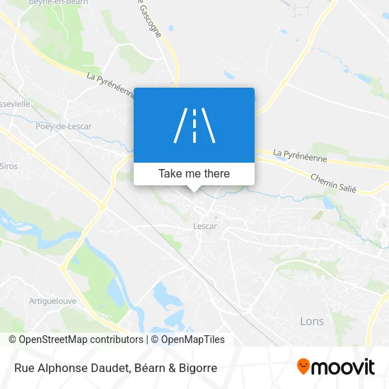 Rue Alphonse Daudet map
