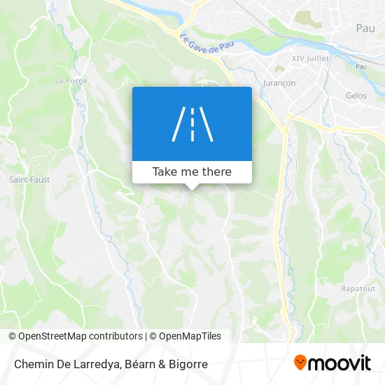 Chemin De Larredya map