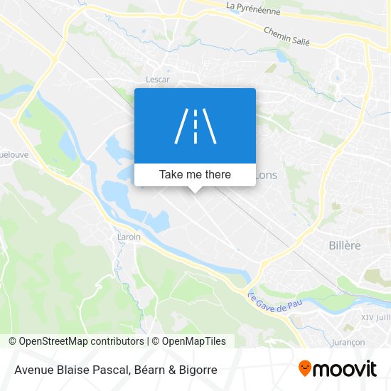 Avenue Blaise Pascal map