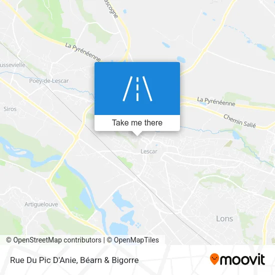 Rue Du Pic D'Anie map