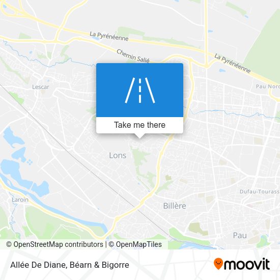 Allée De Diane map