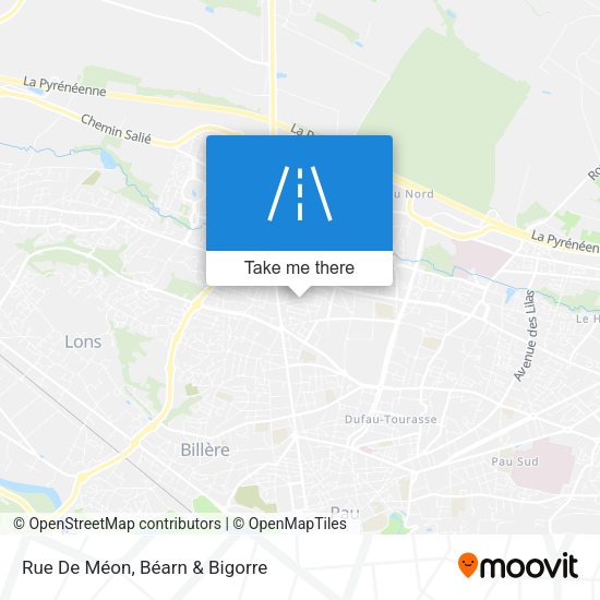 Rue De Méon map