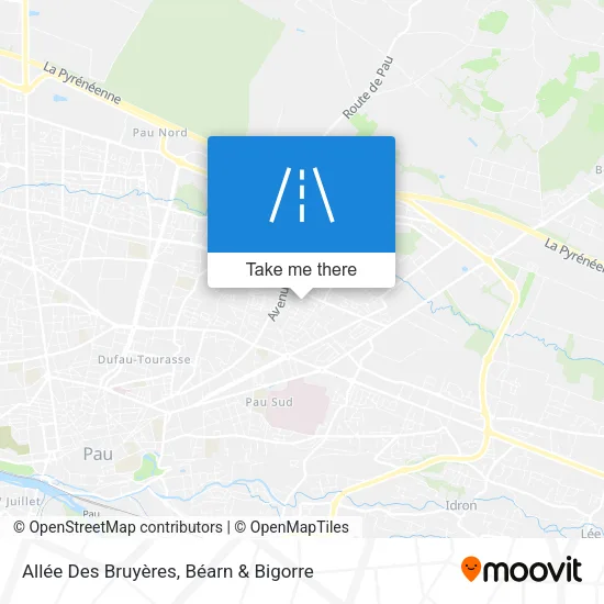 Allée Des Bruyères map
