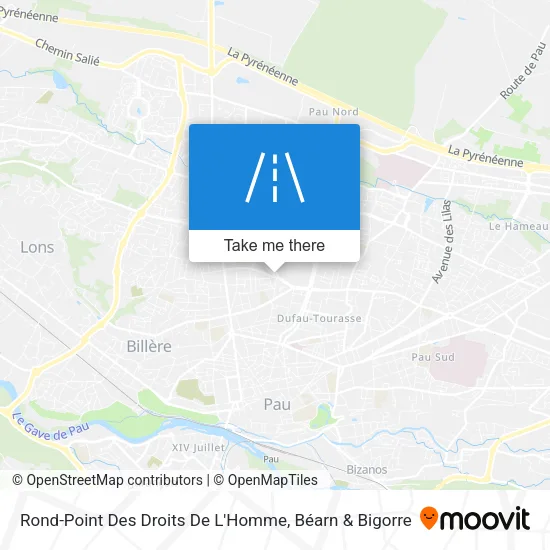 Rond-Point Des Droits De L'Homme map