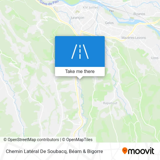 Chemin Latéral De Soubacq map