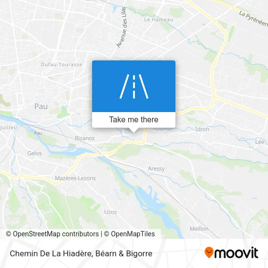 Chemin De La Hiadère map