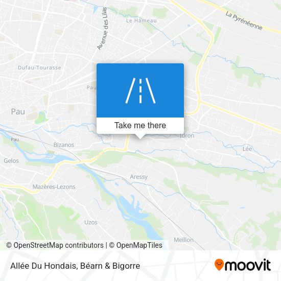 Allée Du Hondais map