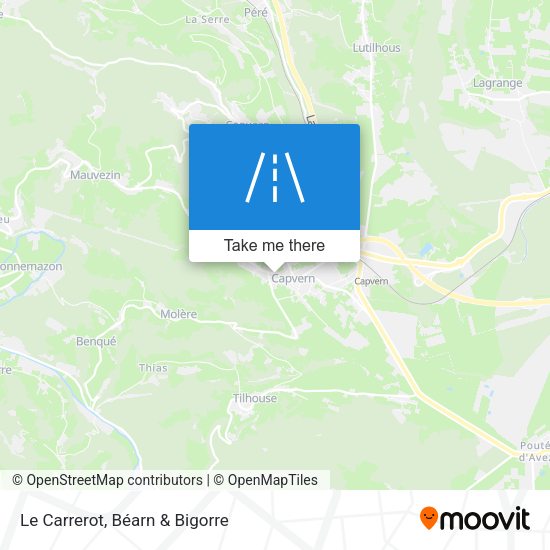 Le Carrerot map