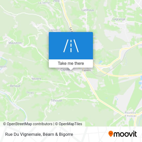 Rue Du Vignemale map