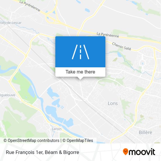 Rue François 1er map